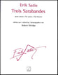 Trois Sarabandes piano sheet music cover